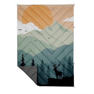 Outdoor Blanket11 printed puffy blanlet