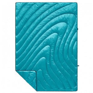 Outdoor Blanket6 cyan puffy blanket