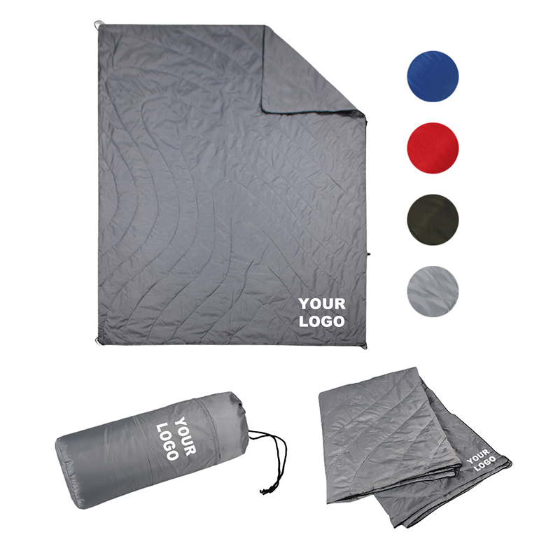Budget Polar Fleece Blanket14 gray puffy blanket