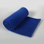 Budget Polar Fleece Blanket Blue Polar Fleece Blanket
